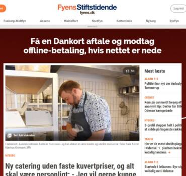 Artikel fra FyensStiftstidne – Ny catering uden faste kuvert priser